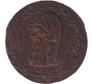 1793 HALFPENNY TOKEN NORTH WALES