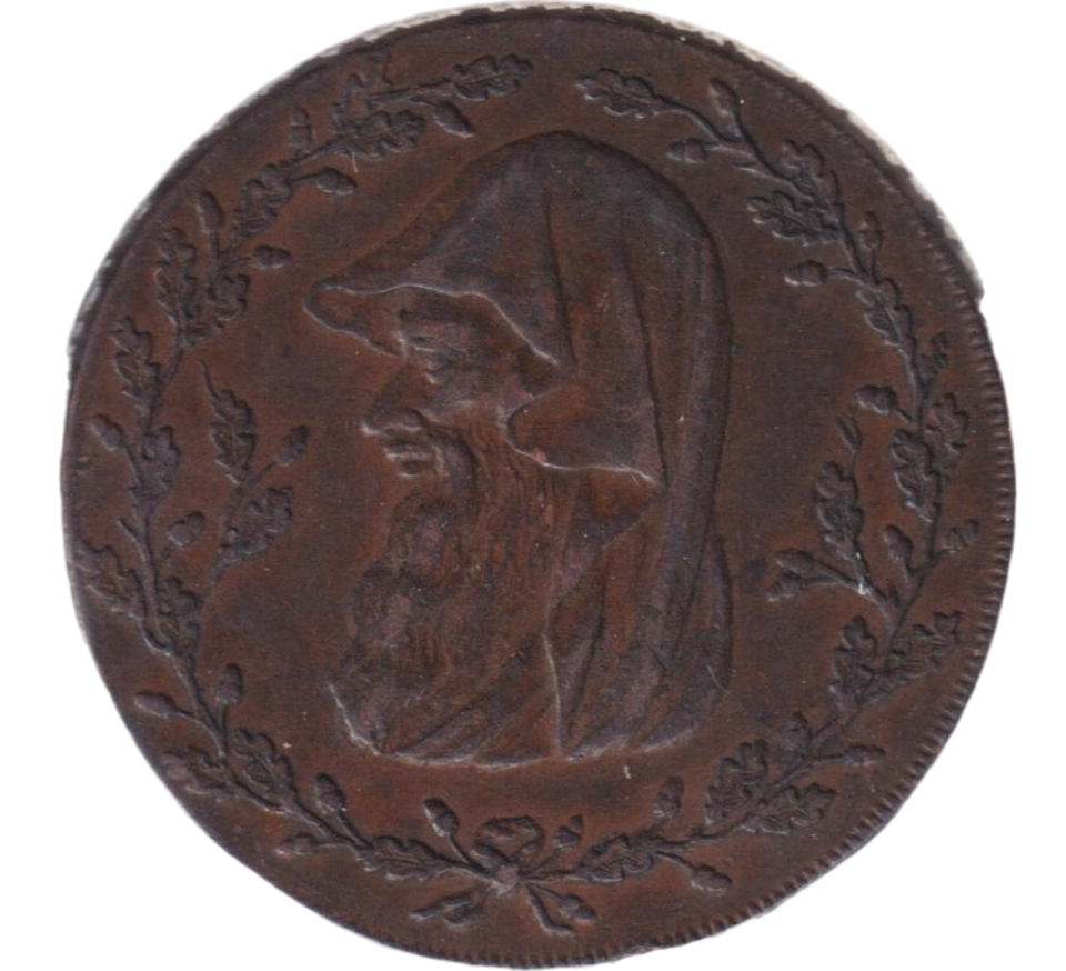 1793 HALFPENNY TOKEN NORTH WALES