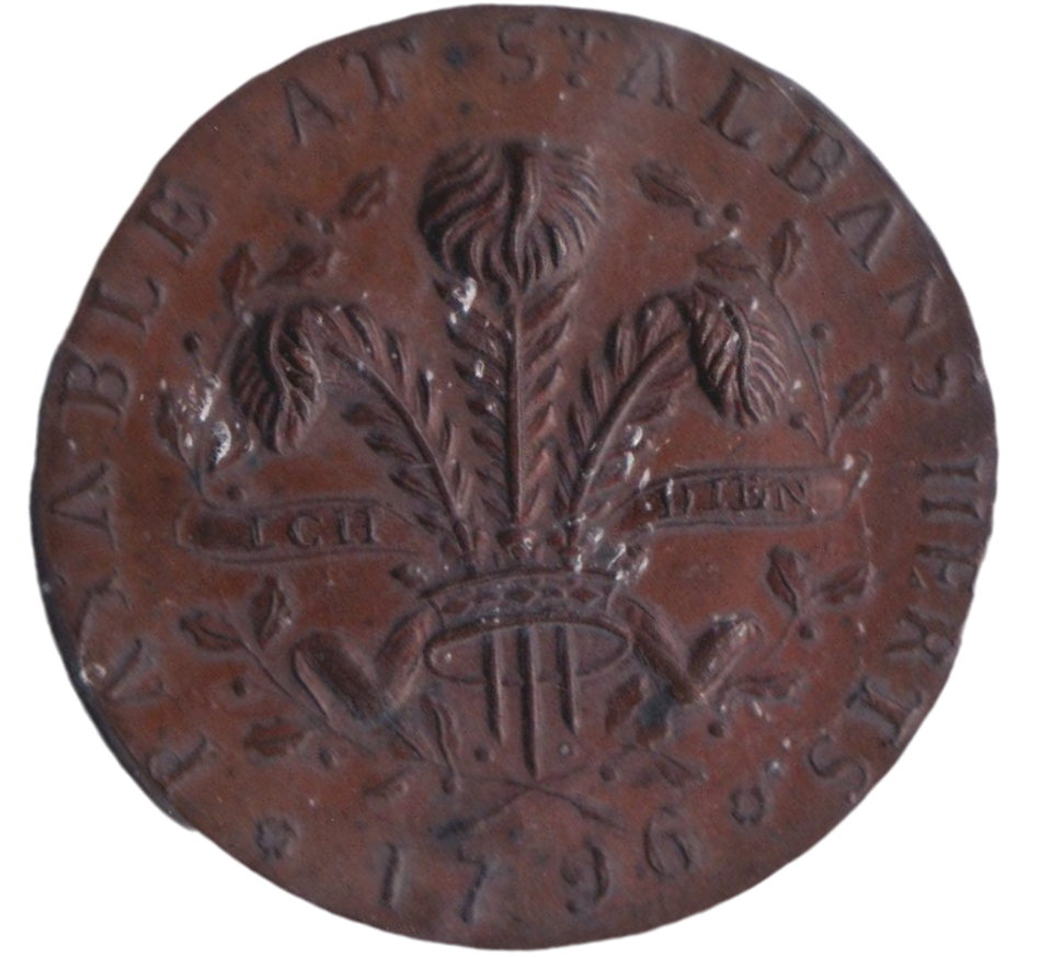 1796 HALF PENNY TOKEN