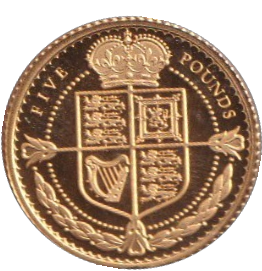 2024 GOLD PROOF FIVE POUND TRISTAN DA CUHNA