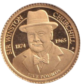 2024 GOLD PROOF FIVE POUND ALDERNEY