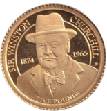 2024 GOLD PROOF FIVE POUND ALDERNEY