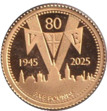 2025 GOLD PROOF FIVE POUND ASCENSION ISLAND