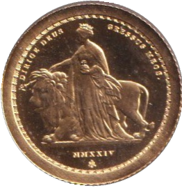 2024 GOLD PROOF TWO POUND ST HELENA