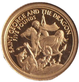 2023 GOLD PROOF FIVE POUND TRISTAN DA CUHNA