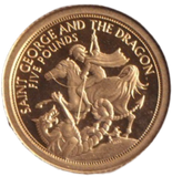 2023 GOLD PROOF FIVE POUND TRISTAN DA CUHNA