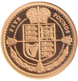 2025 GOLD PROOF FIVE POUND TRISTAN DA CUHNA