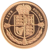 2025 GOLD PROOF FIVE POUND TRISTAN DA CUHNA