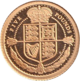 2025 GOLD PROOF FIVE POUND TRISTAN DA CUHNA