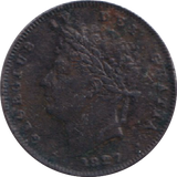 1827 ONE THIRD FARTHING ( FINE )