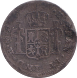 1789 SILVER TWO REALES MEXICO