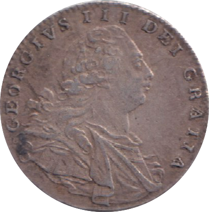 1800 MAUNDY THREEPENCE ( EF )