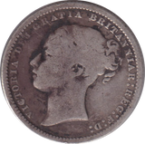 1872 SHILLING ( GF )