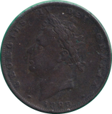 1828 FARTHING ( FINE )