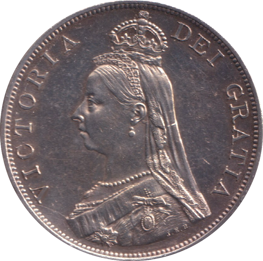 1887 DOUBLE FLORIN ( AUNC )