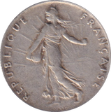 1917 SILVER 50 CENTIMES FRANCE