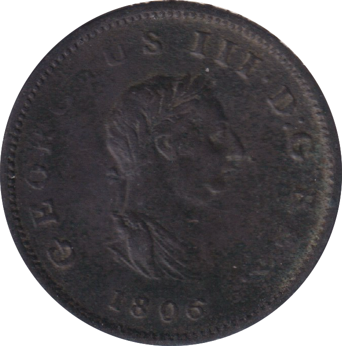 1806 HALFPENNY ( GF )