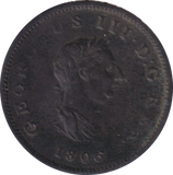 1806 HALFPENNY ( GF )