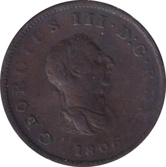 1806 HALFPENNY ( GF )