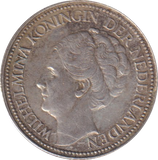 1941 SILVER 25 CENTS NETHERLANDS