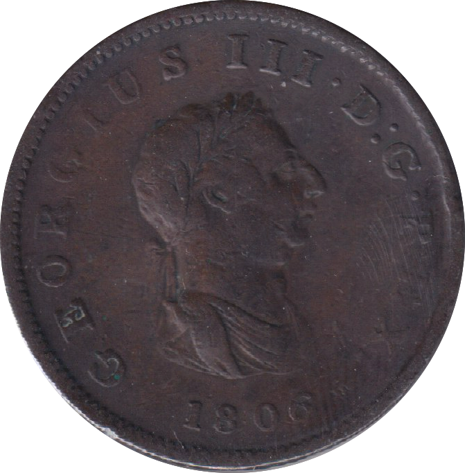 1806 HALFPENNY ( GF )