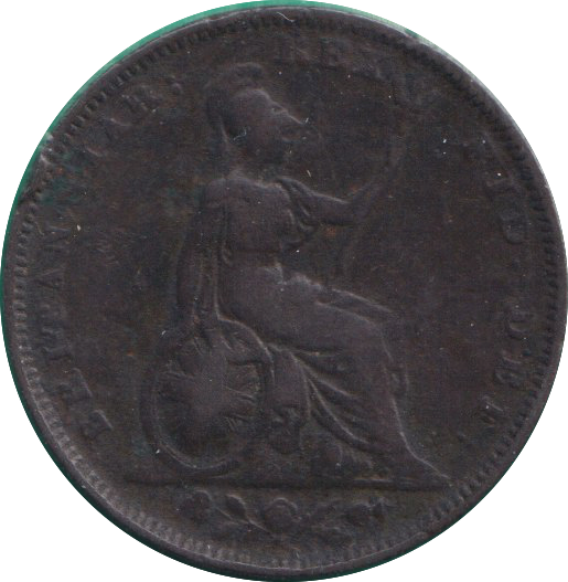 1828 FARTHING ( FINE )