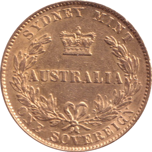 1864 GOLD SOVEREIGN AUSTRALIA