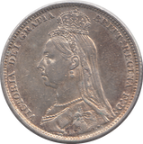 1889 SHILLING (EF)
