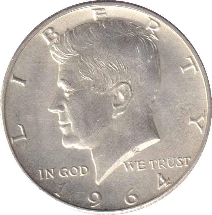 1964 SILVER HALF DOLLAR USA