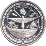 1991 SILVER PROOF FIFTY DOLLARS S.M. 79 SPARVIERO