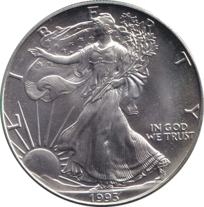 1993 SILVER DOLLAR USA