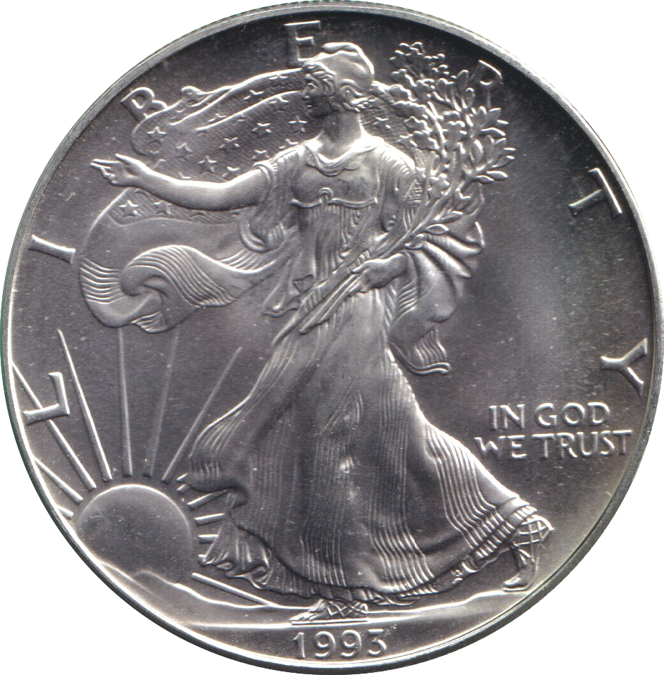 1993 SILVER DOLLAR USA