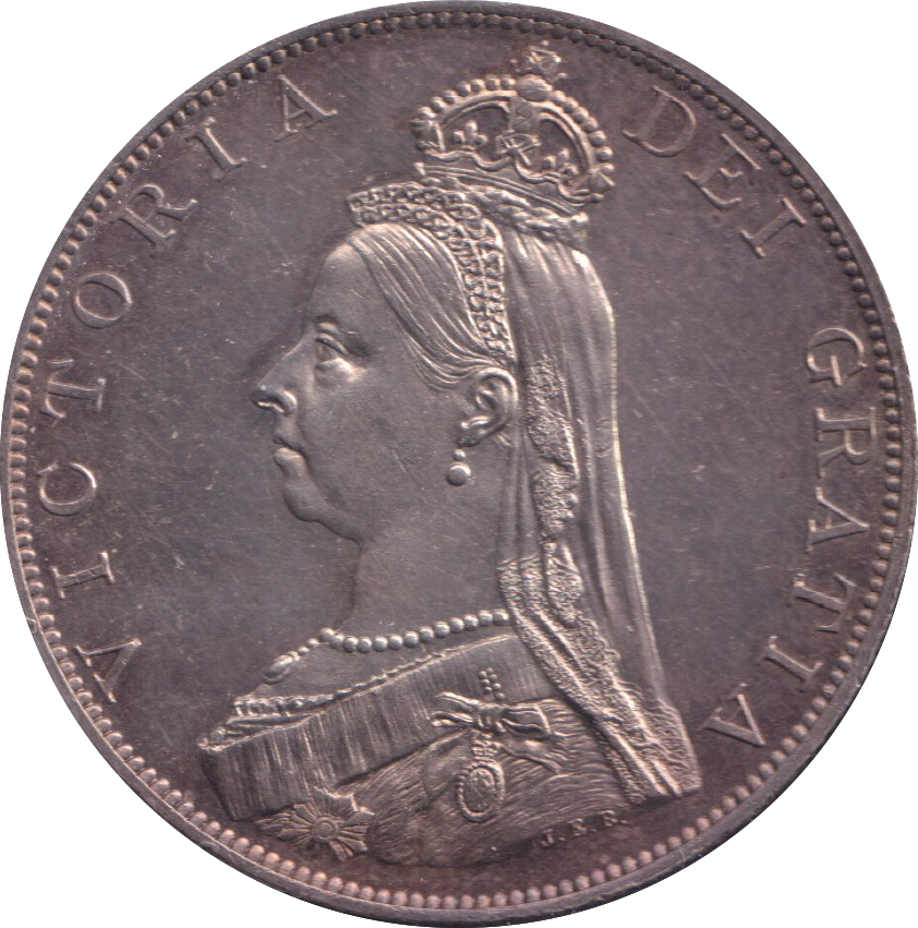 1887 DOUBLE FLORIN ( AUNC )
