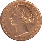 1870 GOLD SOVEREIGN AUSTRALIA