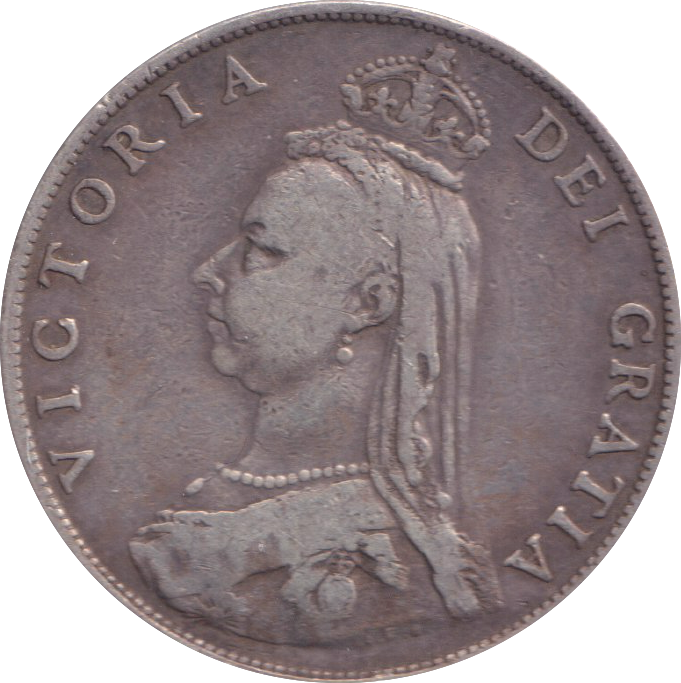 1887 ONE FLORIN ( FINE )