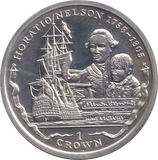 2006 SILVER PROOF ONE CROWN  FALKLAND ISLANDS
