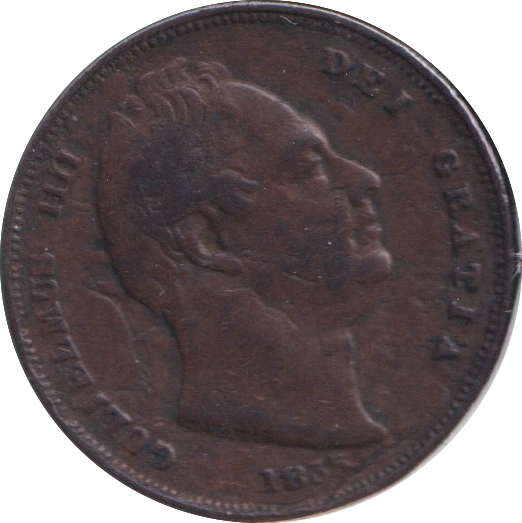 1835 FARTHING ( FINE )