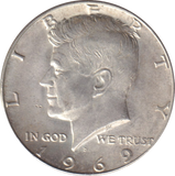 1969 SILVER HALF DOLLAR USA
