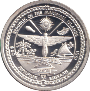 1991 SILVER PROOF FIFTY DOLLARS PBY CATALINA