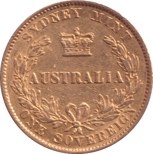 1870 GOLD SOVEREIGN AUSTRALIA