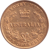 1870 GOLD SOVEREIGN AUSTRALIA