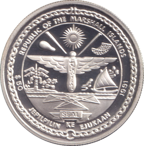 1991 SILVER PROOF FIFTY DOLLARS YAK - 9