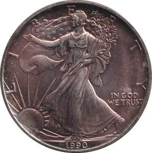 1990 SILVER DOLLAR USA