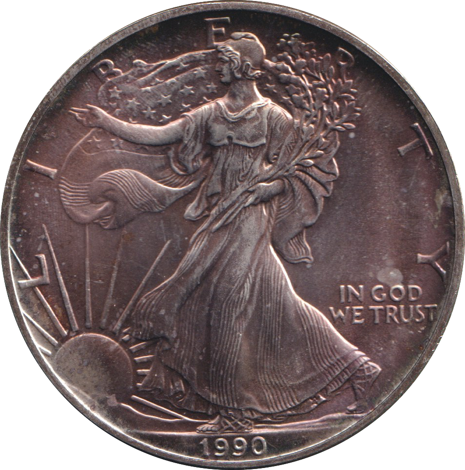 1990 SILVER DOLLAR USA
