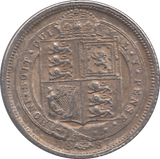 1887 SIXPENCE (EF)