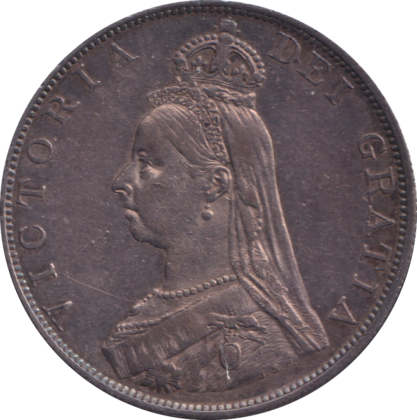 1887 DOUBLE FLORIN ( GVF )