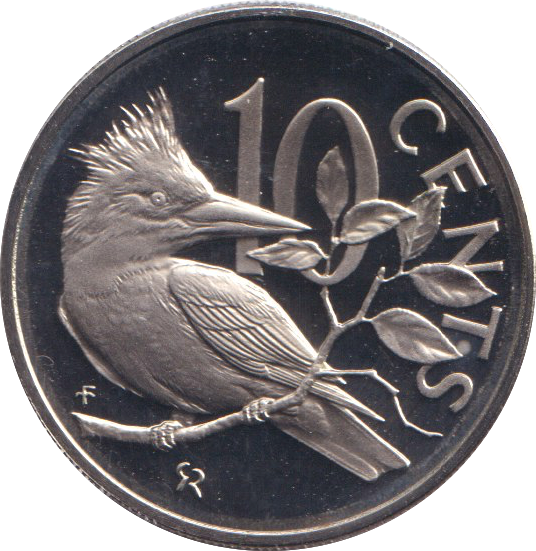 1974 PROOF TEN CENTS BRITISH VIRGIN ISLANDS