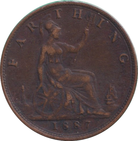 1887 FARTHING ( GF )