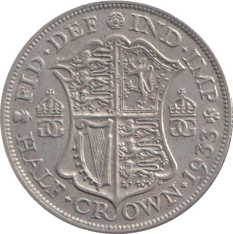 1935 HALFCROWN ( GVF )