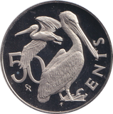 1974 PROOF FIFTY CENTS BRITISH VIRGIN ISLANDS